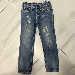 True Religion boy’s slim jeans, Size 6